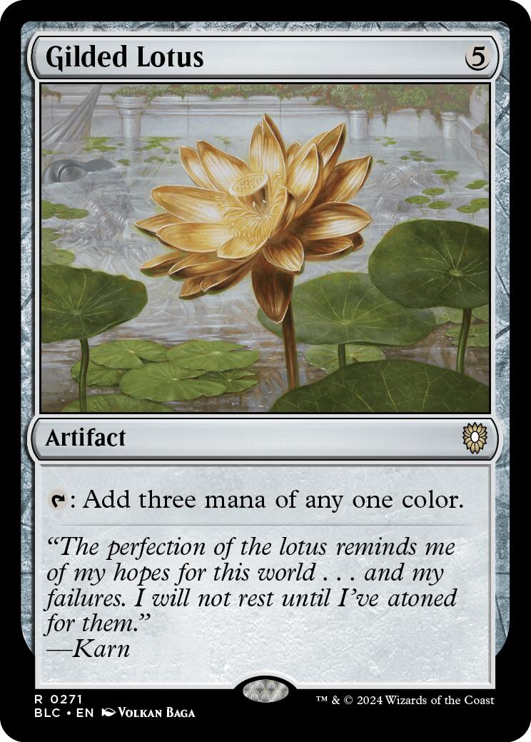 Gilded Lotus [Bloomburrow Commander] | Webway Games