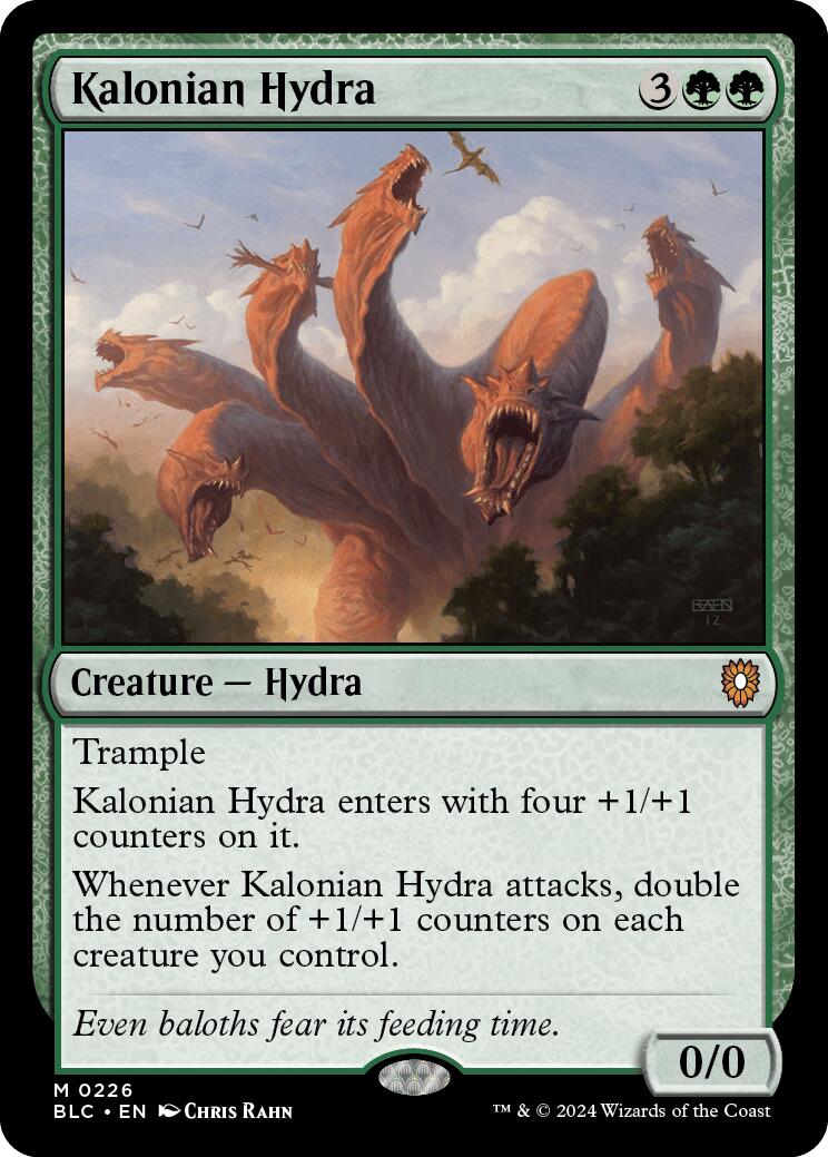 Kalonian Hydra [Bloomburrow Commander] | Webway Games