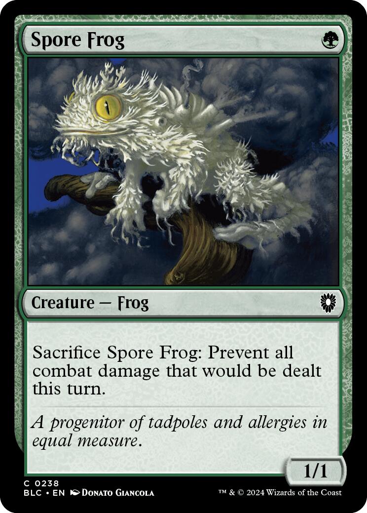 Spore Frog [Bloomburrow Commander] | Webway Games