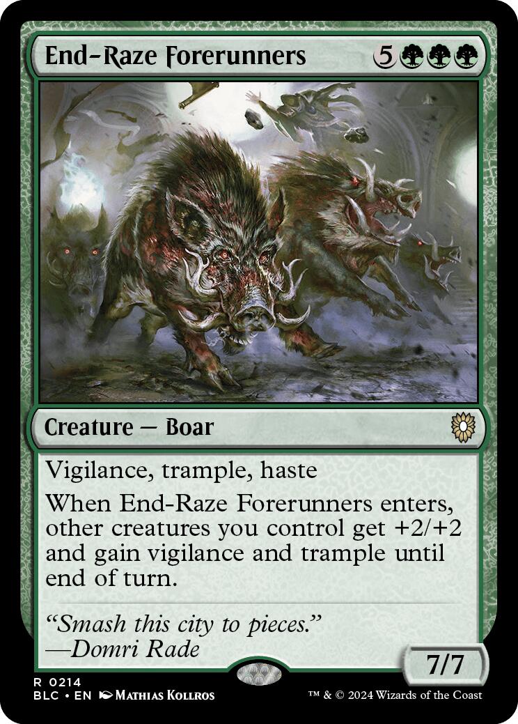 End-Raze Forerunners [Bloomburrow Commander] | Webway Games