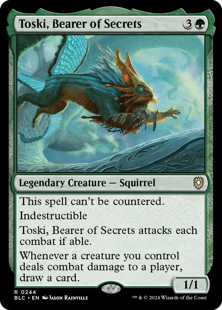 Toski, Bearer of Secrets [Bloomburrow Commander] | Webway Games