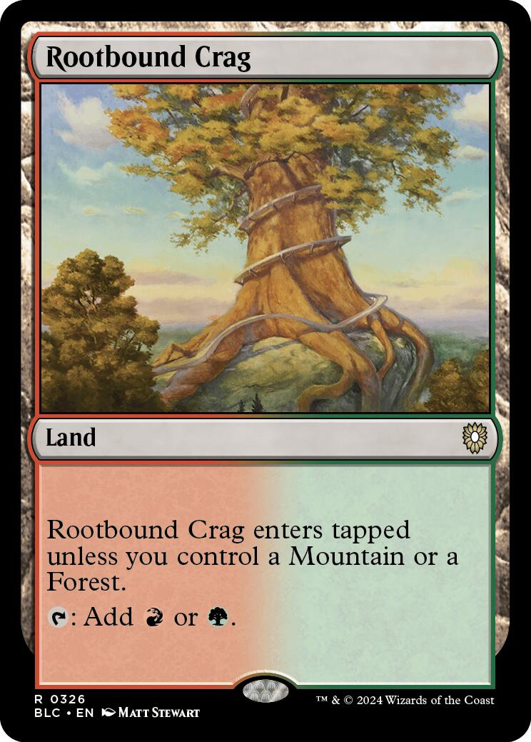 Rootbound Crag [Bloomburrow Commander] | Webway Games