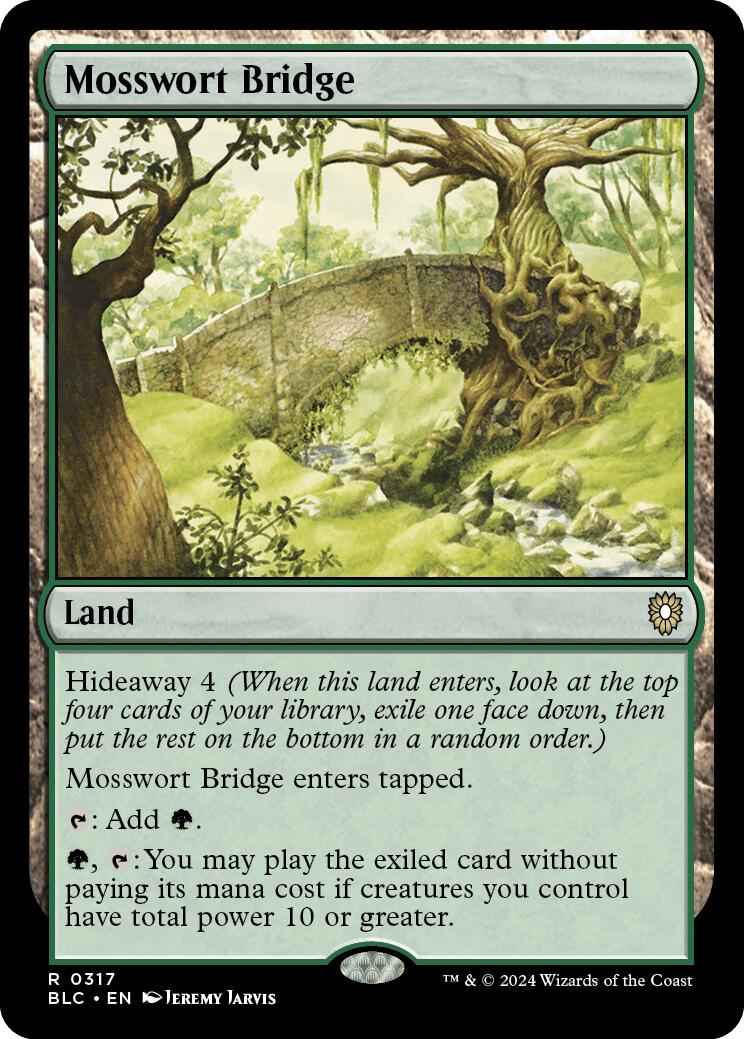 Mosswort Bridge [Bloomburrow Commander] | Webway Games
