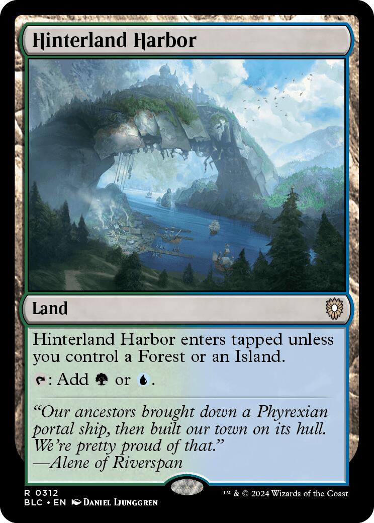 Hinterland Harbor [Bloomburrow Commander] | Webway Games