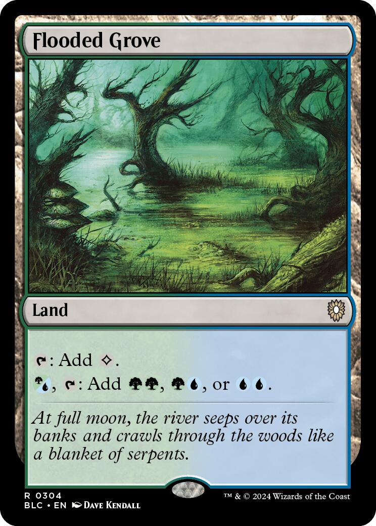 Flooded Grove [Bloomburrow Commander] | Webway Games
