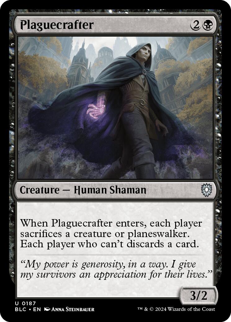 Plaguecrafter [Bloomburrow Commander] | Webway Games