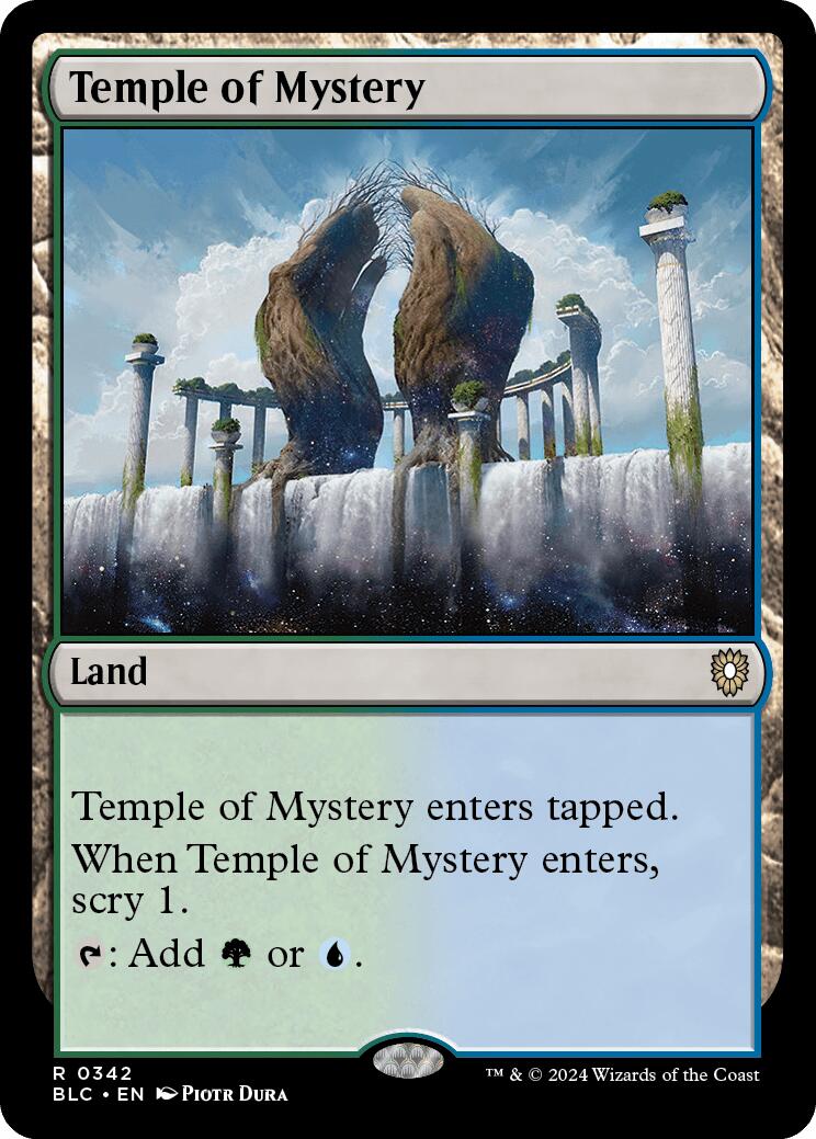 Temple of Mystery [Bloomburrow Commander] | Webway Games