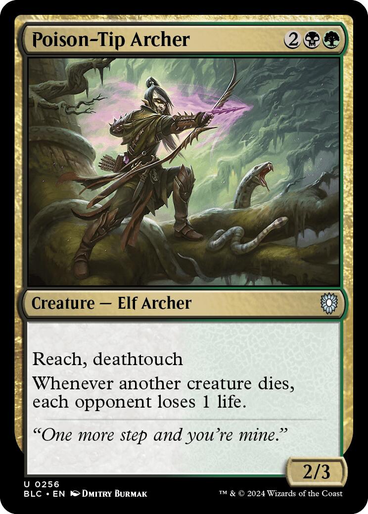 Poison-Tip Archer [Bloomburrow Commander] | Webway Games