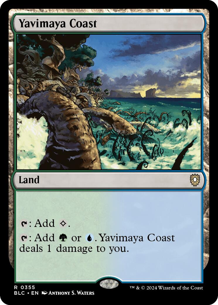 Yavimaya Coast [Bloomburrow Commander] | Webway Games
