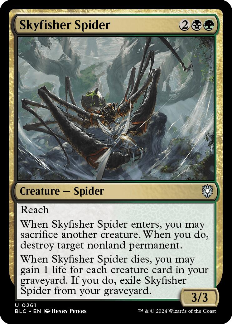 Skyfisher Spider [Bloomburrow Commander] | Webway Games