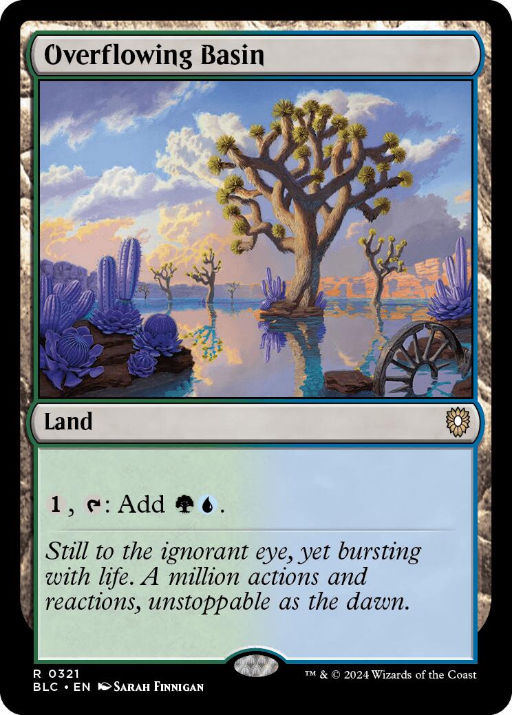 Overflowing Basin [Bloomburrow Commander] | Webway Games