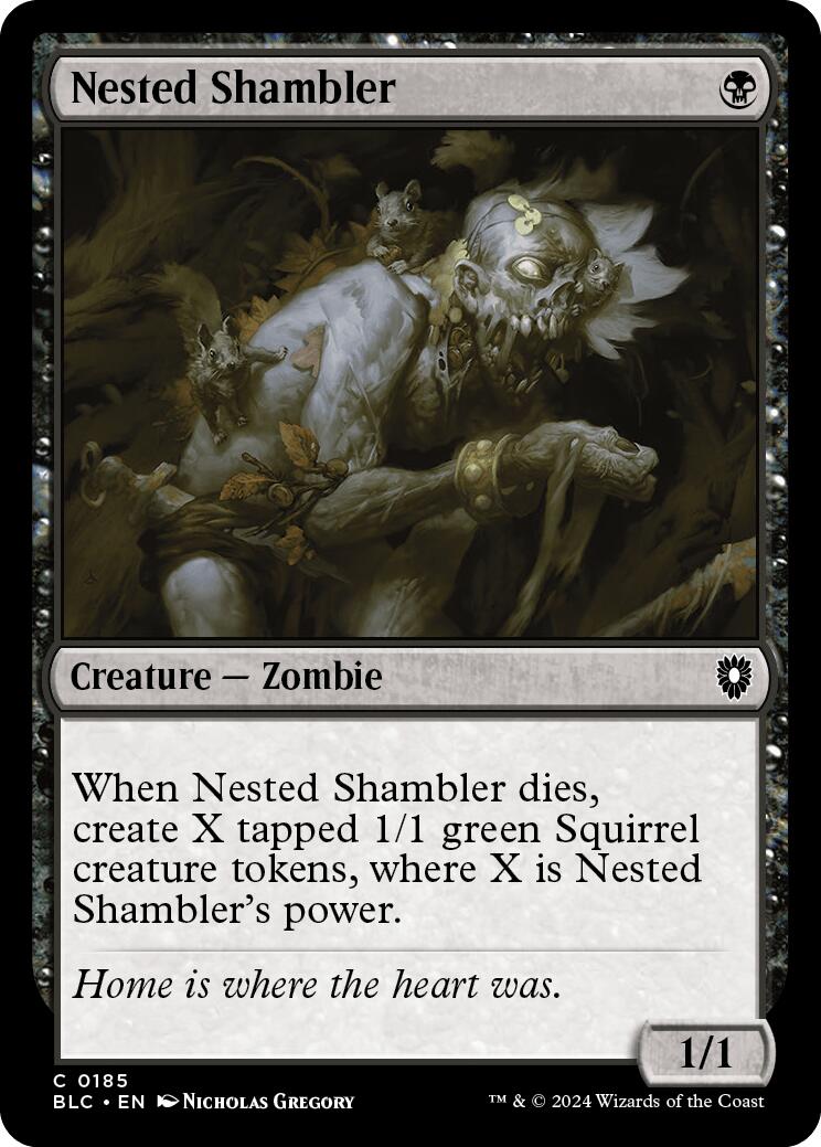 Nested Shambler [Bloomburrow Commander] | Webway Games