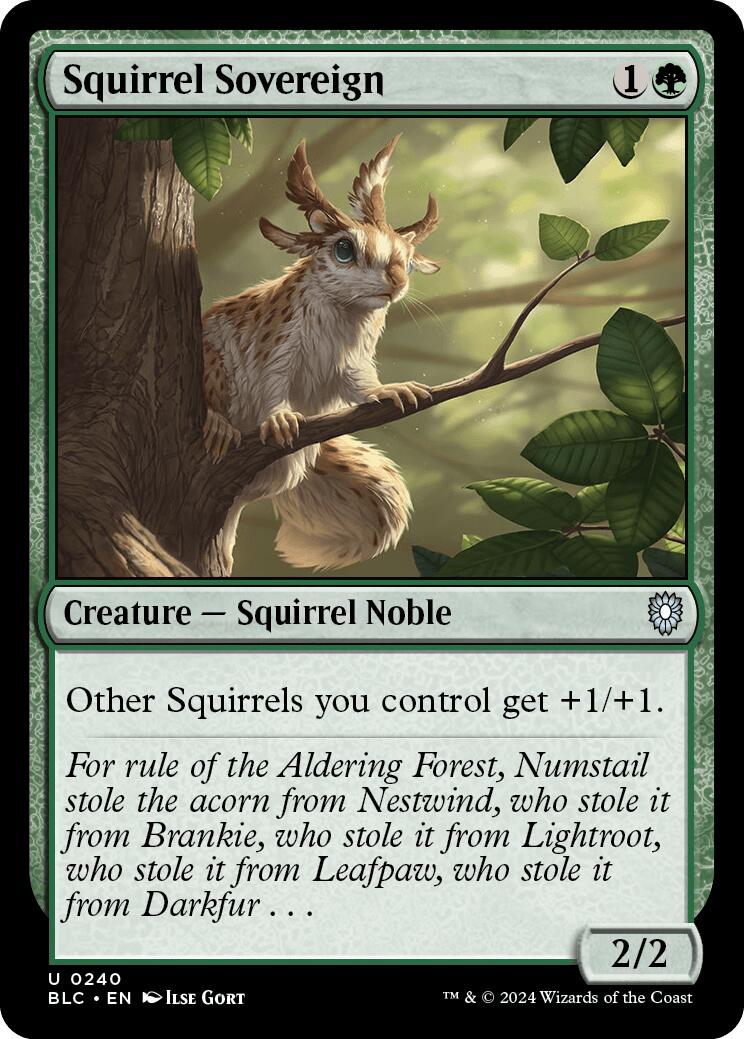 Squirrel Sovereign [Bloomburrow Commander] | Webway Games