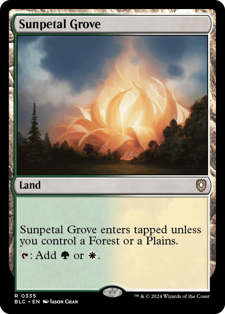 Sunpetal Grove [Bloomburrow Commander] | Webway Games