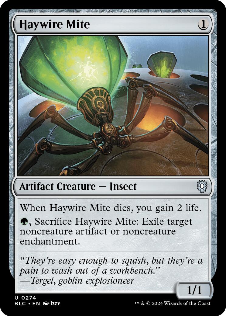Haywire Mite [Bloomburrow Commander] | Webway Games