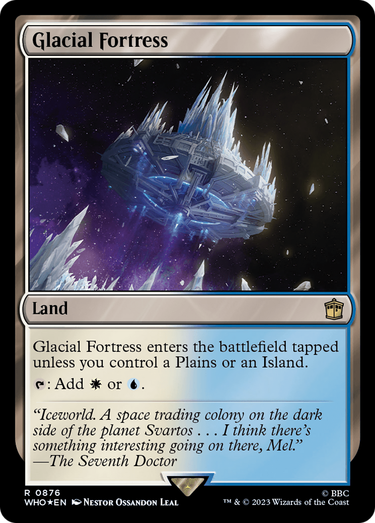 Glacial Fortress (Surge Foil) [Doctor Who] | Webway Games