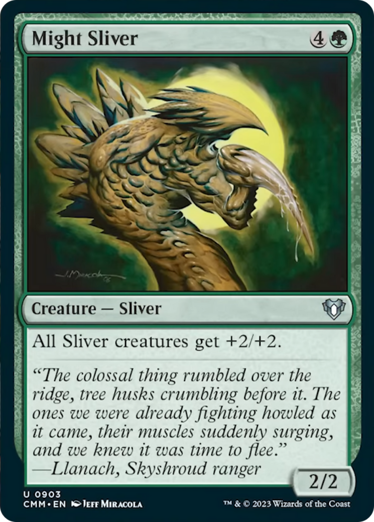 Might Sliver [Commander Masters] | Webway Games