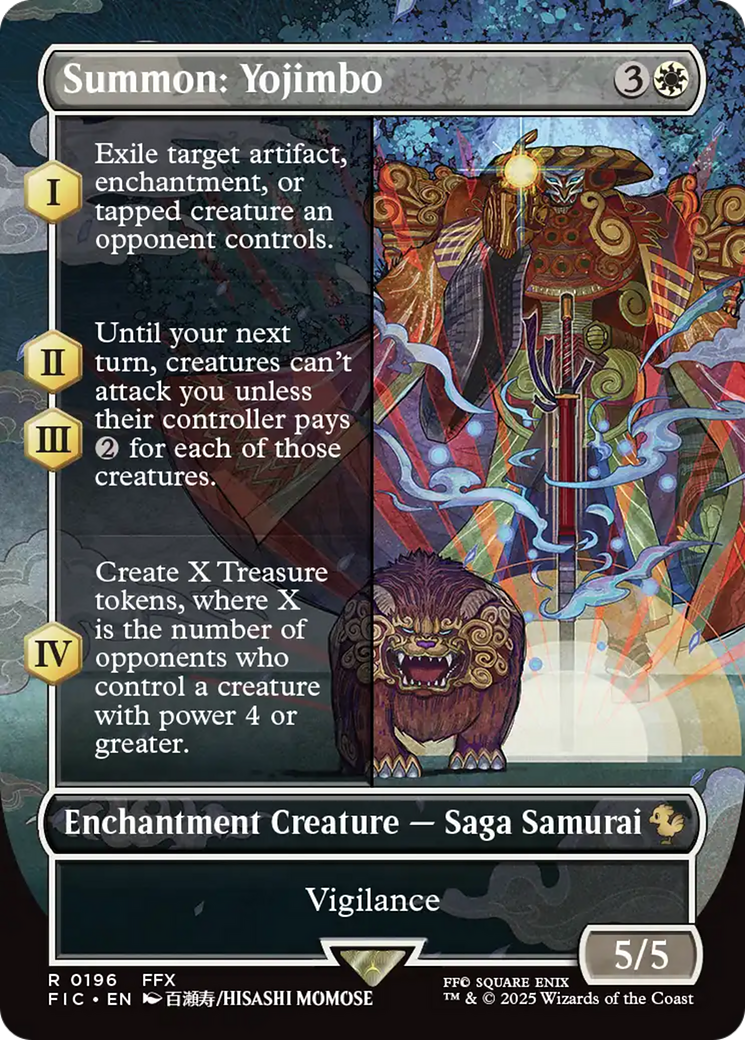Summon: Yojimbo (Borderless) [FINAL FANTASY Commander] | Webway Games