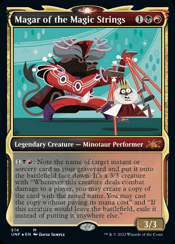 Magar of the Magic Strings (Showcase) (Galaxy Foil) [Unfinity] | Webway Games