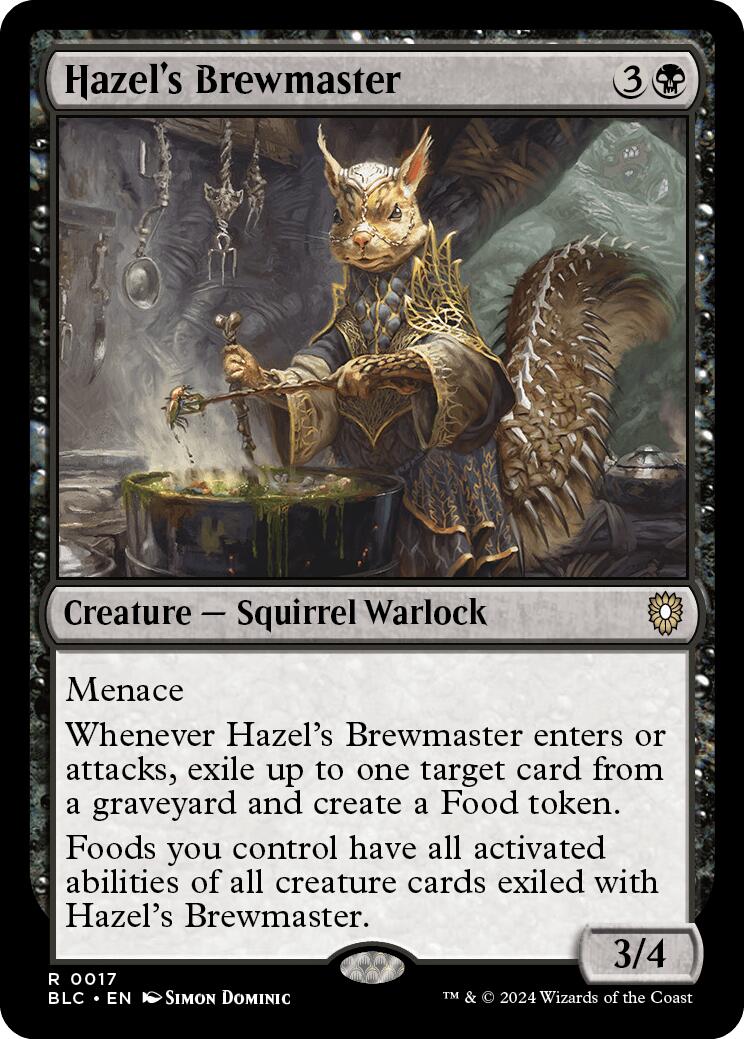 Hazel's Brewmaster [Bloomburrow Commander] | Webway Games