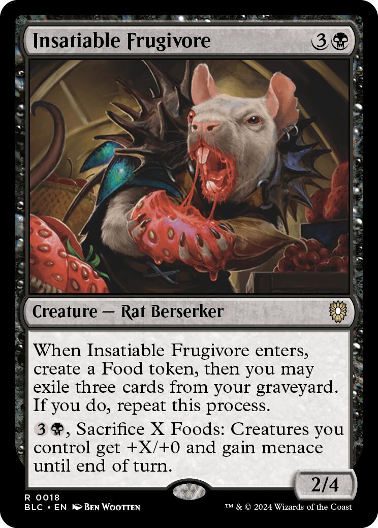 Insatiable Frugivore [Bloomburrow Commander] | Webway Games