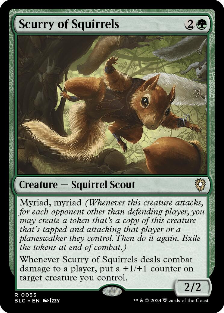 Scurry of Squirrels [Bloomburrow Commander] | Webway Games