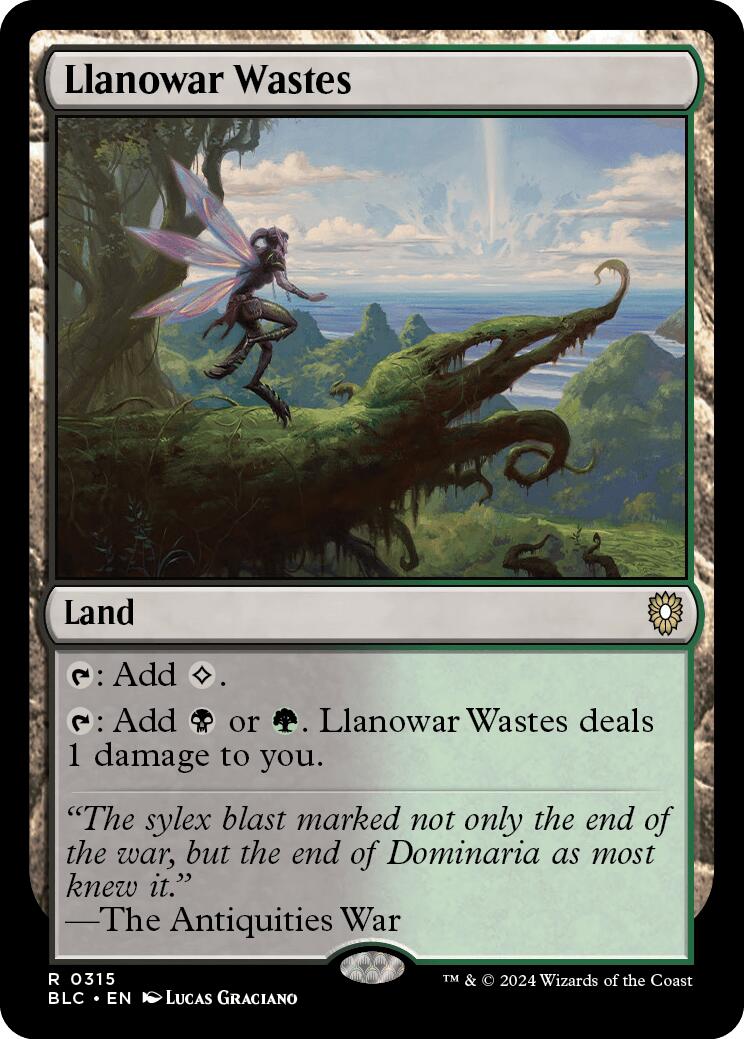 Llanowar Wastes [Bloomburrow Commander] | Webway Games