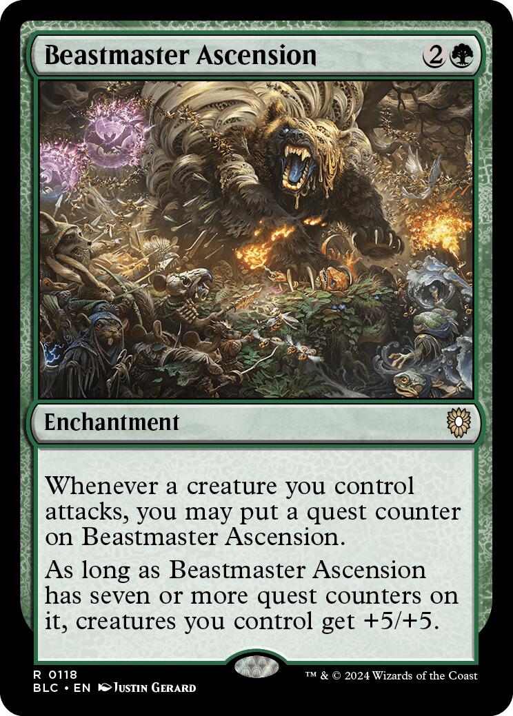 Beastmaster Ascension [Bloomburrow Commander] | Webway Games