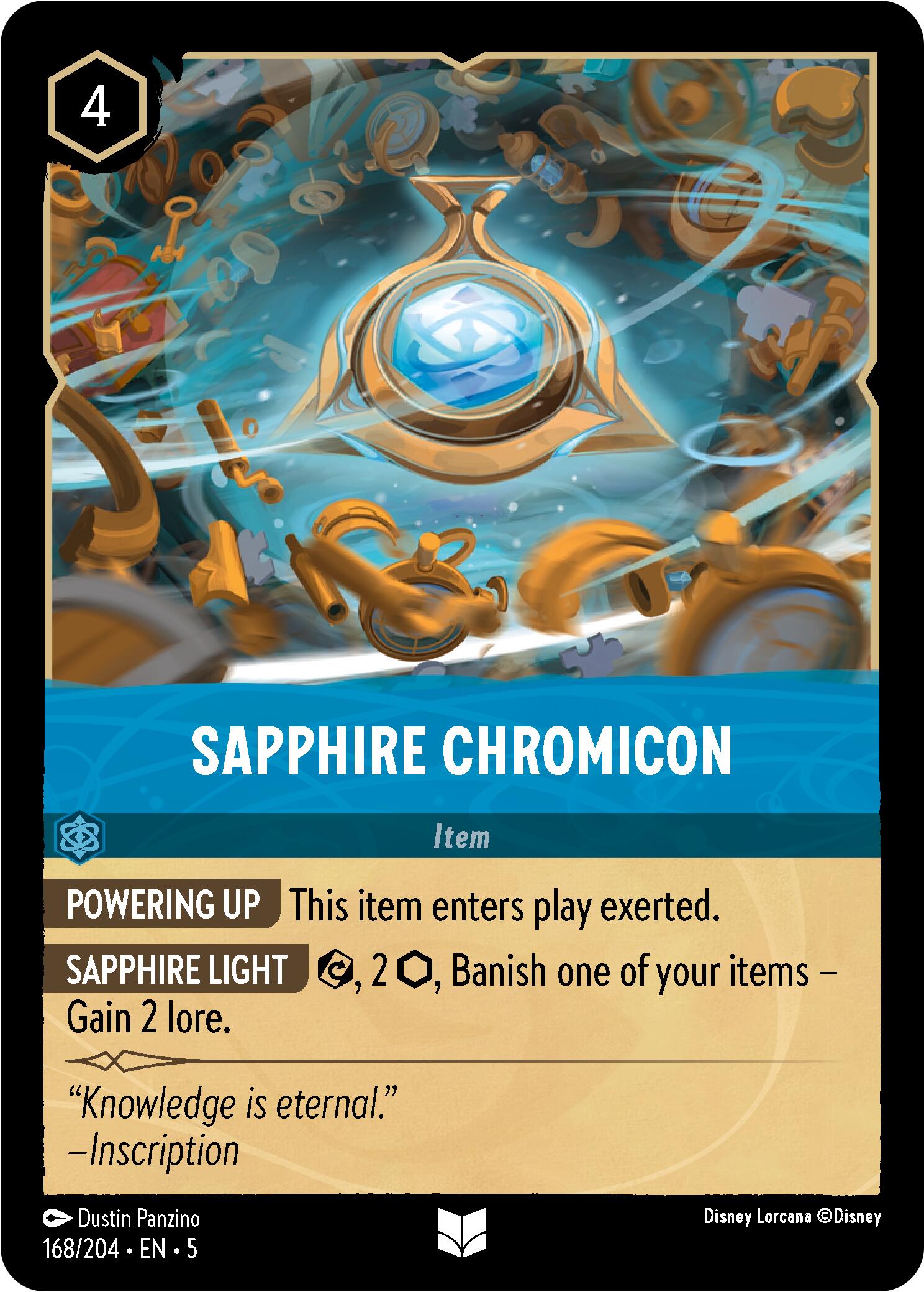 Sapphire Chromicon (168/204) [Shimmering Skies] | Webway Games