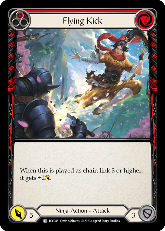 Flying Kick (Red) [TCC085] (Round the Table: TCC x LSS) | Webway Games