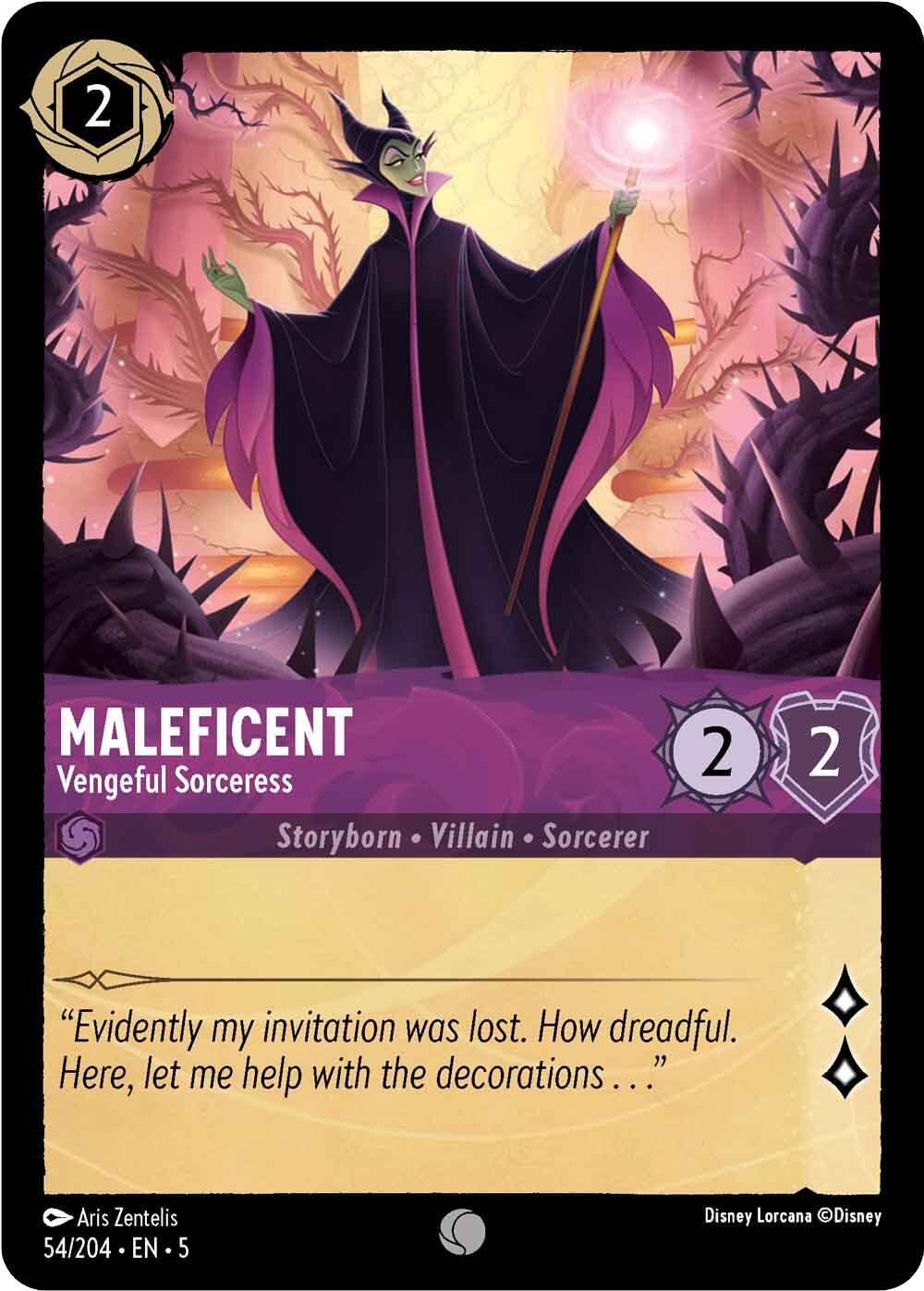 Maleficent - Vengeful Sorceress (54/204) [Shimmering Skies] | Webway Games