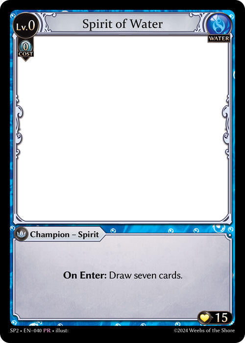 Spirit of Water (040) [Supporter Pack 2] | Webway Games