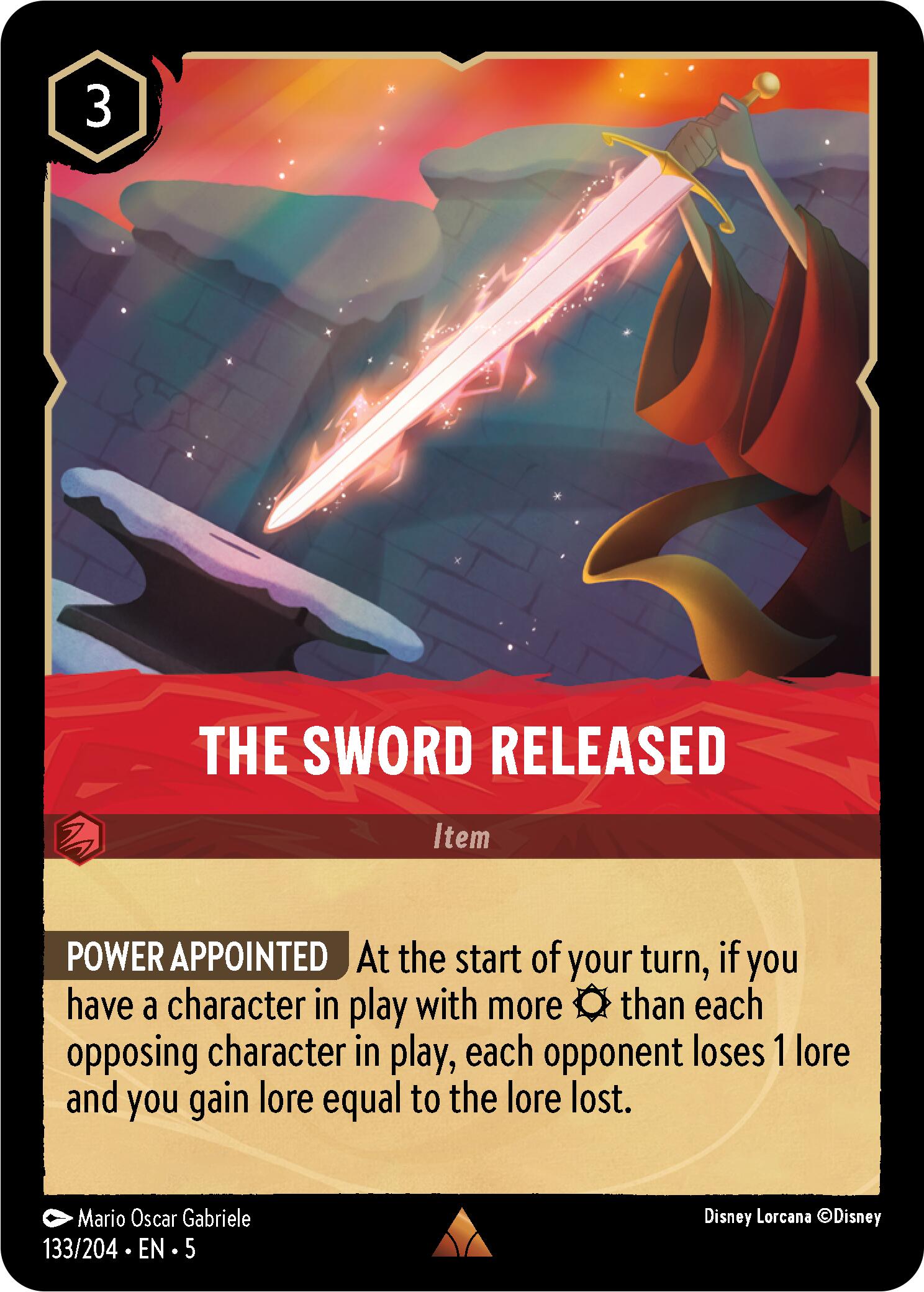 The Sword Released (133/204) [Shimmering Skies] | Webway Games
