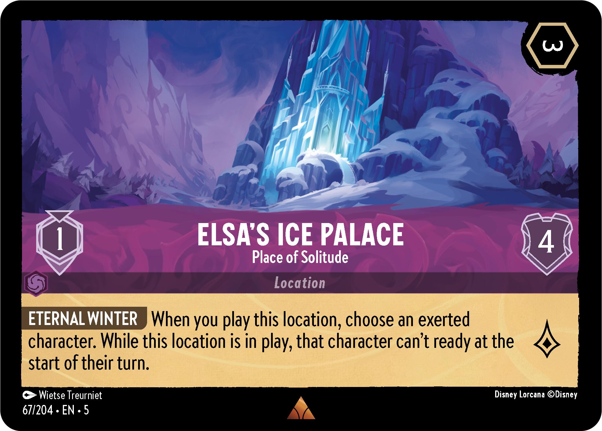 Elsa's Ice Palace - Place of Solitude (67/204) [Shimmering Skies] | Webway Games