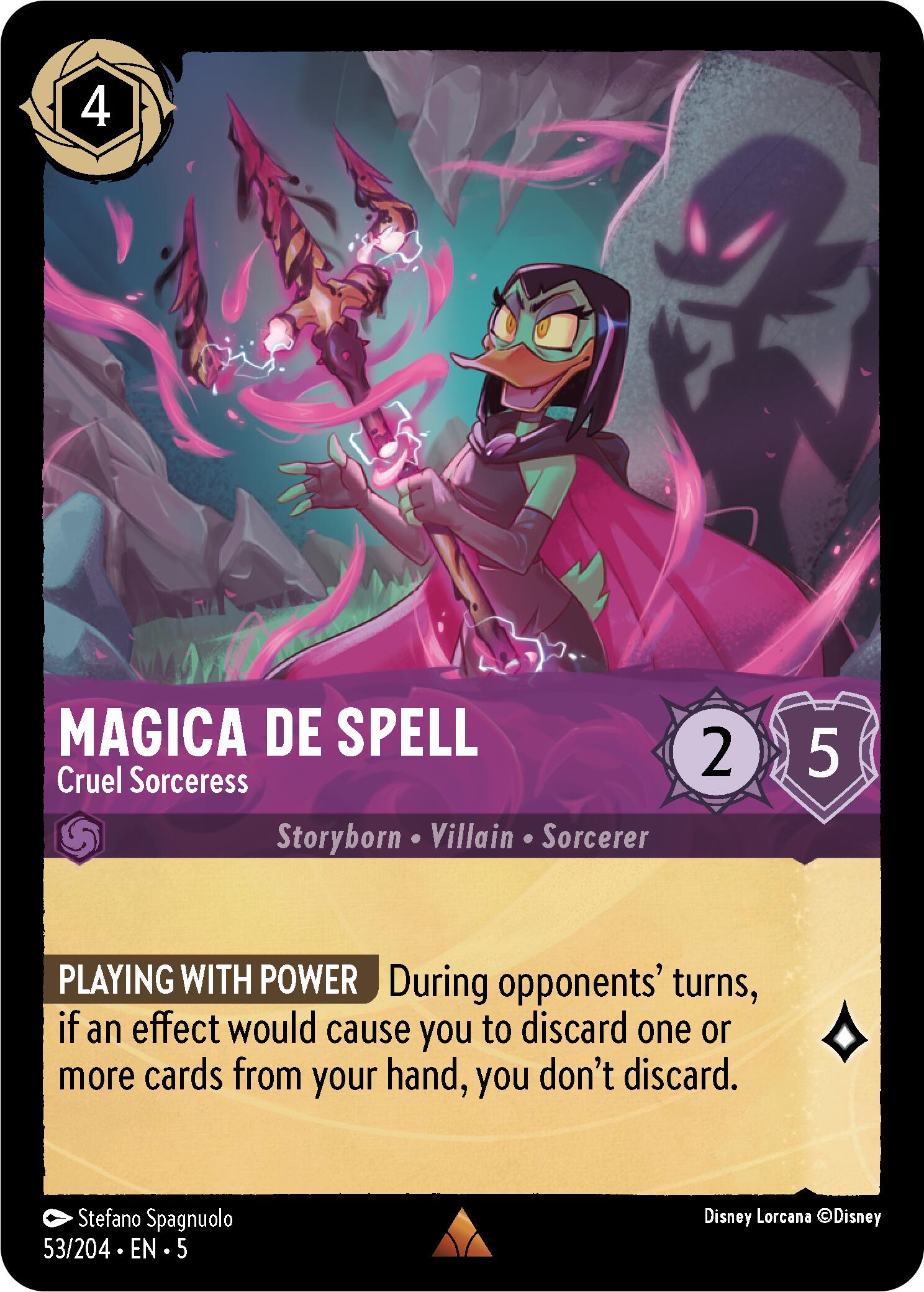 Magica De Spell - Cruel Sorceress (53/204) [Shimmering Skies] | Webway Games