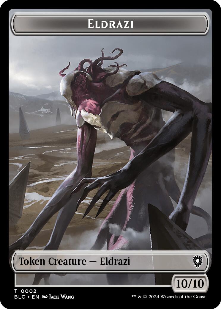 Eldrazi // Clue Double-Sided Token [Bloomburrow Commander Tokens] | Webway Games