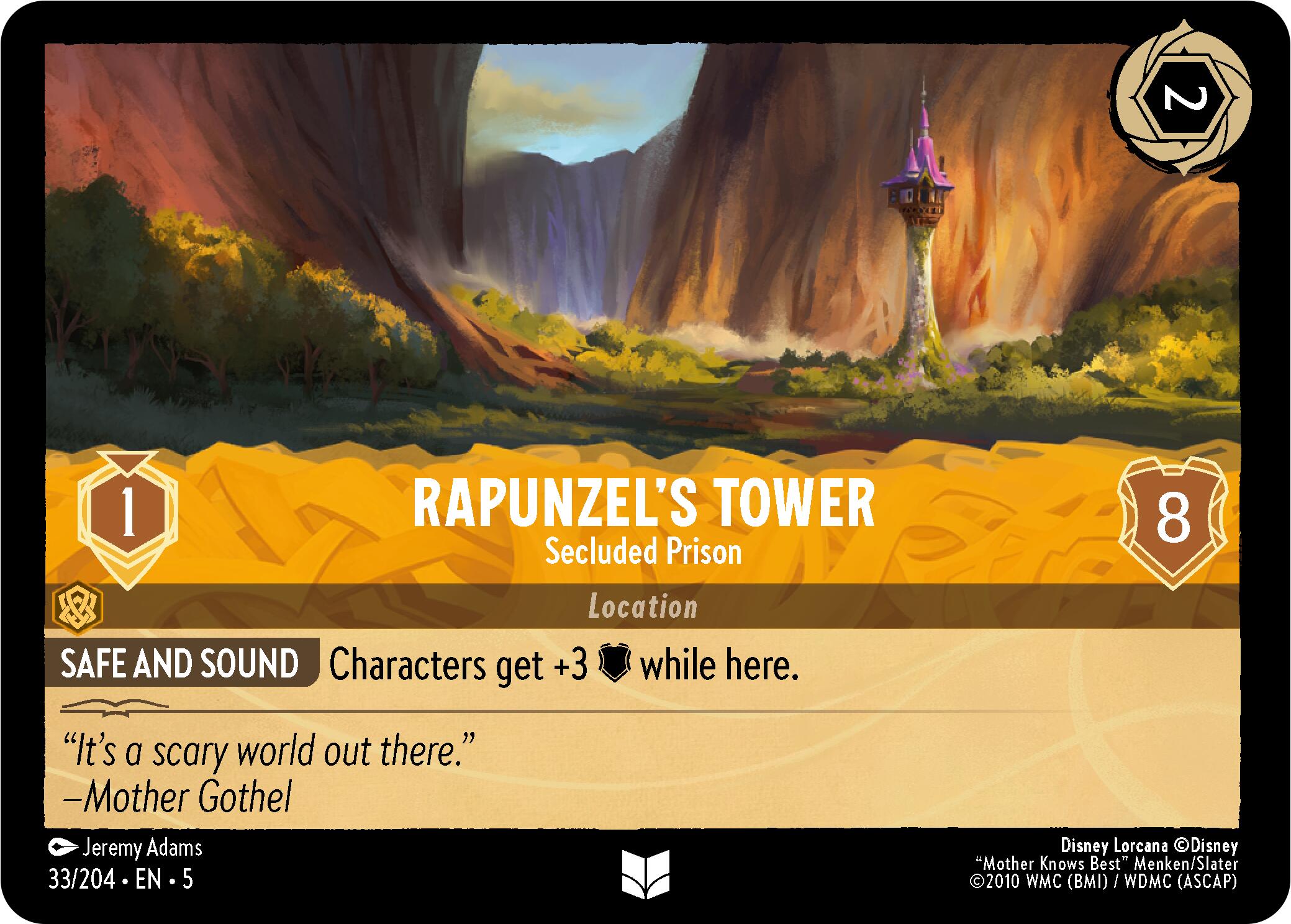 Rapunzel's Tower - Secluded Prison (33/204) [Shimmering Skies] | Webway Games