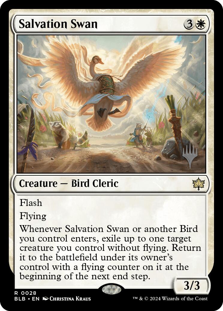 Salvation Swan (Promo Pack) [Bloomburrow Promos] | Webway Games