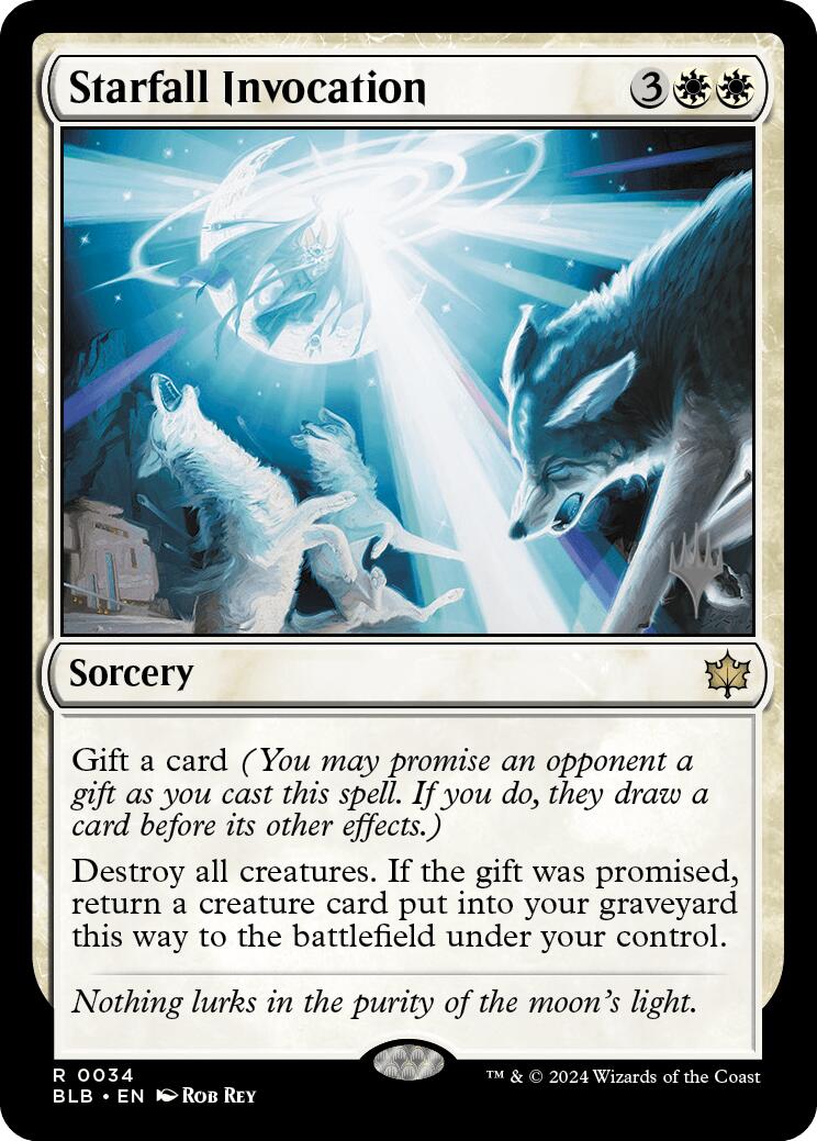 Starfall Invocation (Promo Pack) [Bloomburrow Promos] | Webway Games