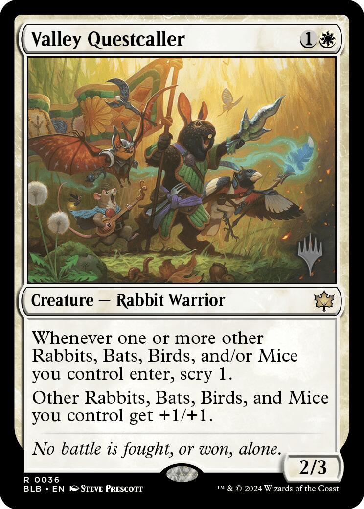 Valley Questcaller (Promo Pack) [Bloomburrow Promos] | Webway Games