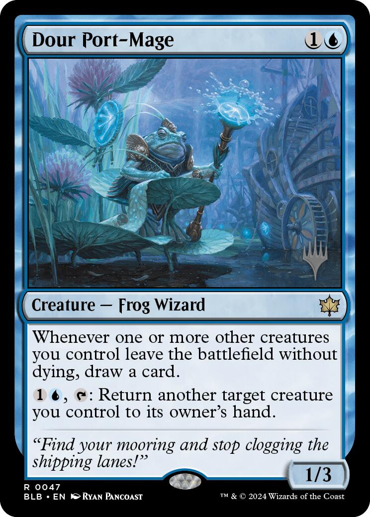 Dour Port-Mage (Promo Pack) [Bloomburrow Promos] | Webway Games