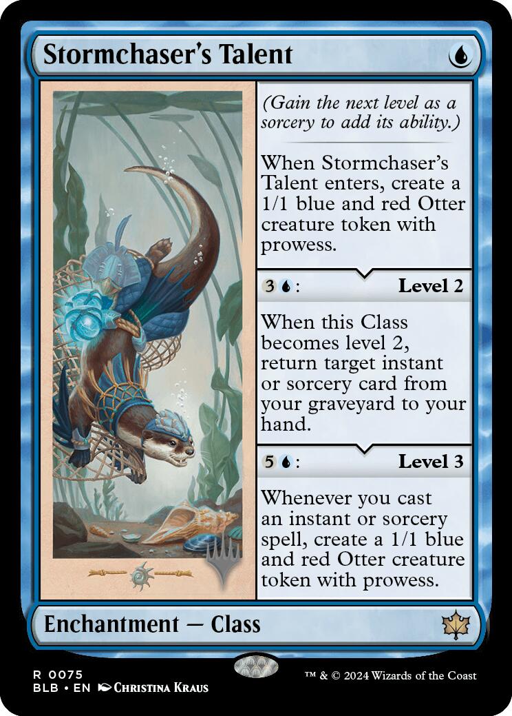 Stormchaser's Talent (Promo Pack) [Bloomburrow Promos] | Webway Games