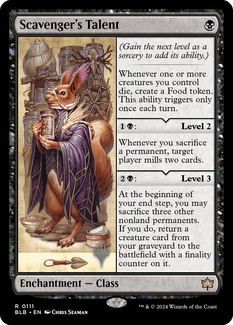 Scavenger's Talent (Promo Pack) [Bloomburrow Promos] | Webway Games