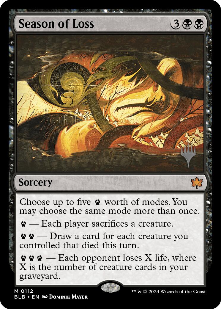 Season of Loss (Promo Pack) [Bloomburrow Promos] | Webway Games