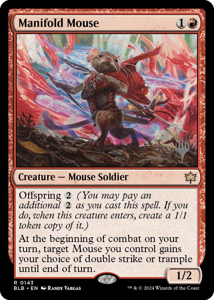 Manifold Mouse (Promo Pack) [Bloomburrow Promos] | Webway Games