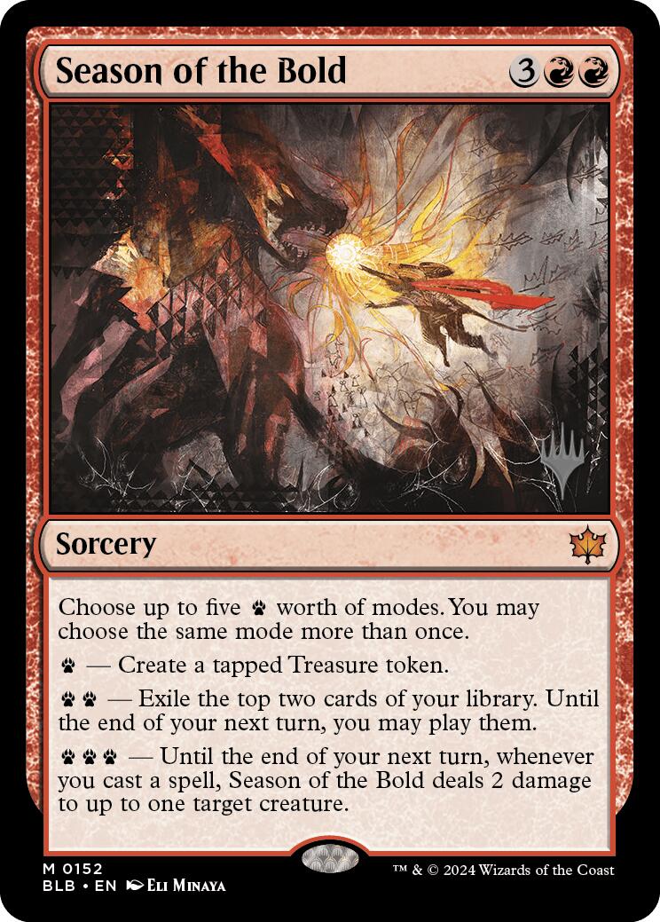 Season of the Bold (Promo Pack) [Bloomburrow Promos] | Webway Games