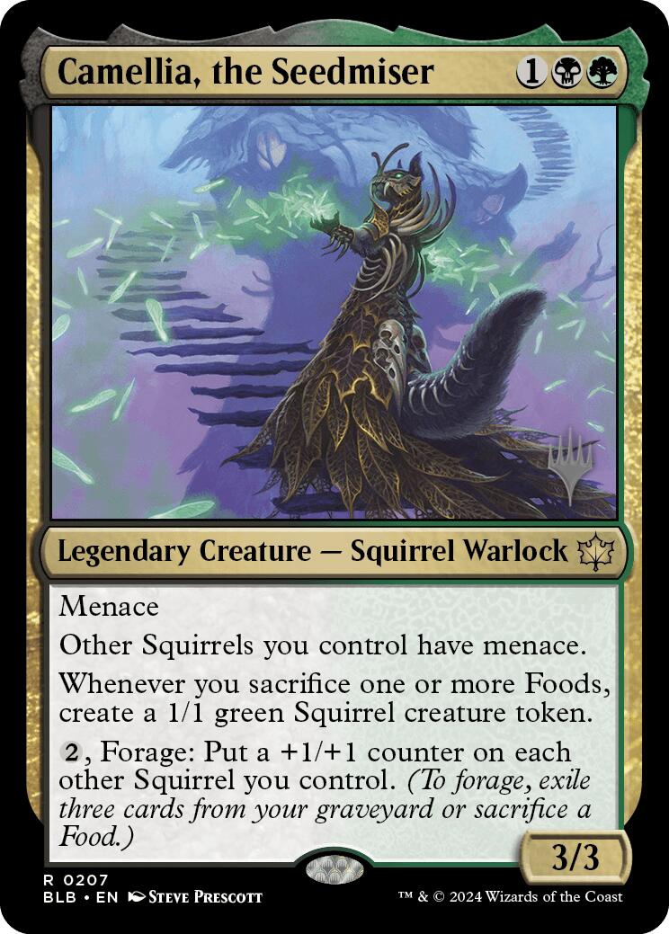 Camellia, the Seedmiser (Promo Pack) [Bloomburrow Promos] | Webway Games