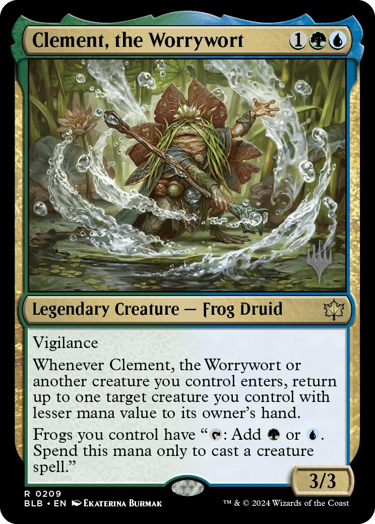 Clement, the Worrywort (Promo Pack) [Bloomburrow Promos] | Webway Games