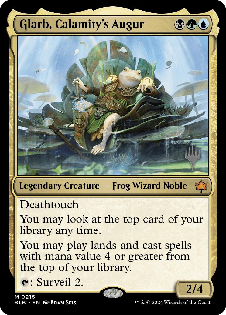 Glarb, Calamity's Augur (Promo Pack) [Bloomburrow Promos] | Webway Games