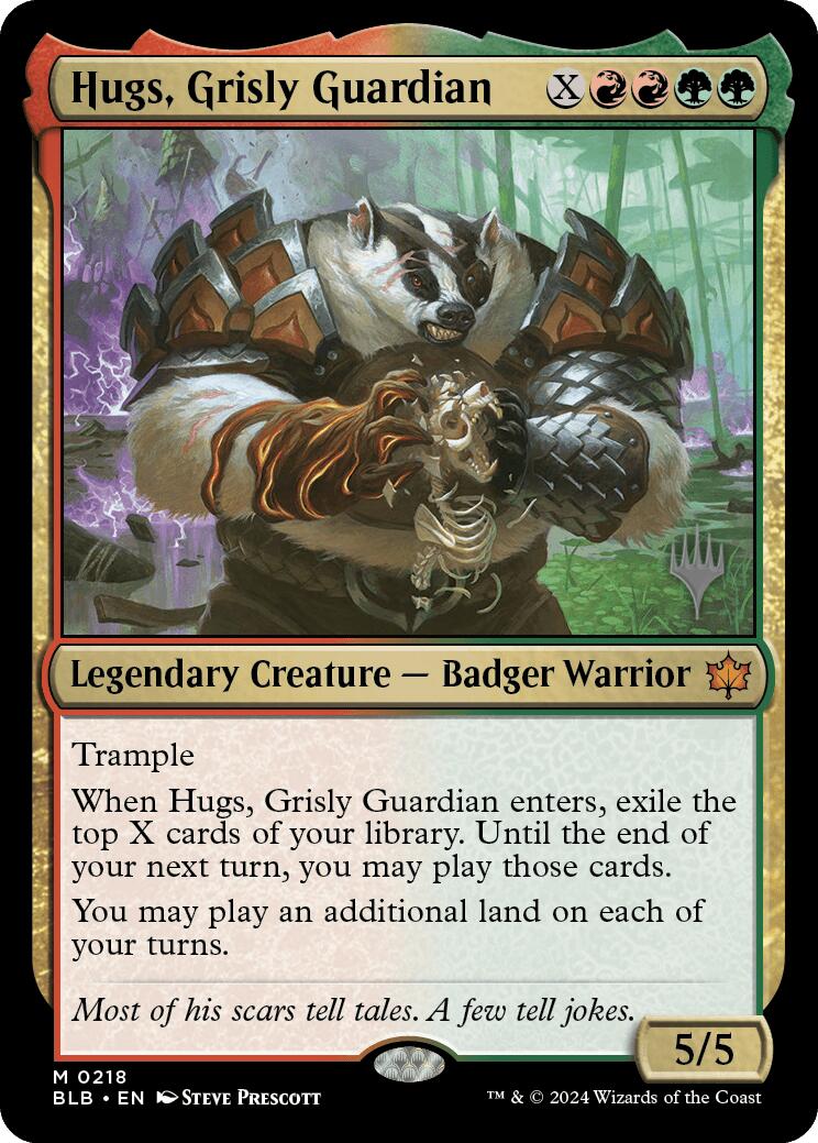 Hugs, Grisly Guardian (Promo Pack) [Bloomburrow Promos] | Webway Games